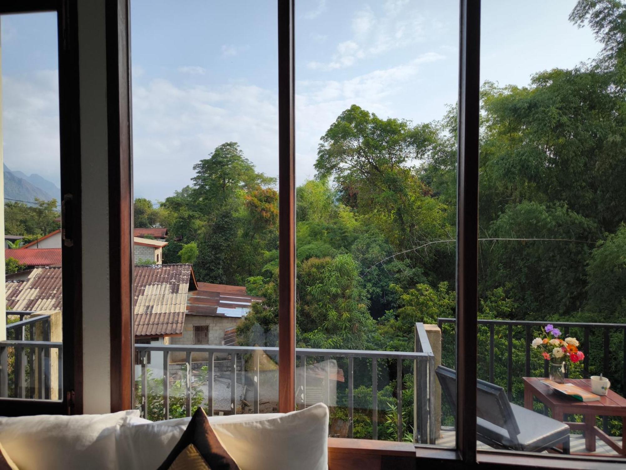 Dok Champa Resort Vang Vieng Εξωτερικό φωτογραφία